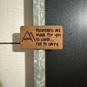 Inspirational Wooden Magnet